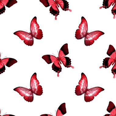 Kelebeklerle kusursuz desen