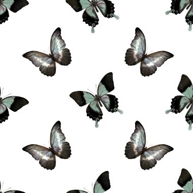 Kelebeklerle kusursuz desen