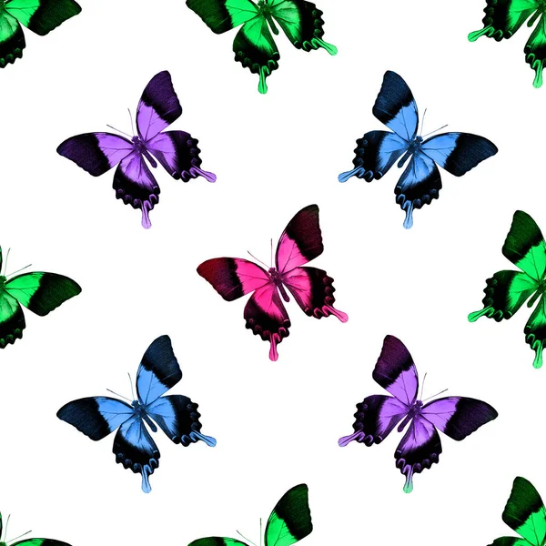 Kelebeklerle kusursuz desen