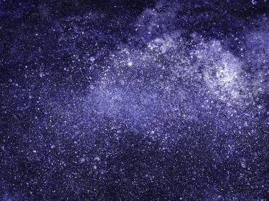 Arkaplanda yıldızlar olan gece göğü