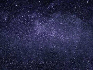 Arkaplanda yıldızlar olan gece göğü