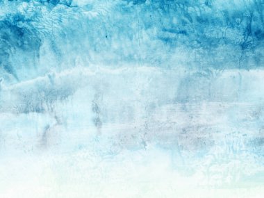 Arkaplan olarak bulutları olan renkli bir gökyüzü. Suluboya