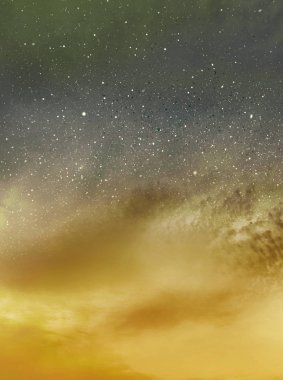 Renkli romantik gökyüzü arkaplanı