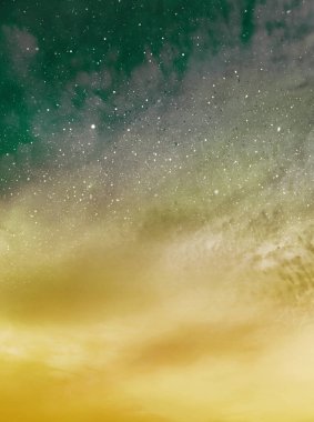 Renkli romantik gökyüzü arkaplanı