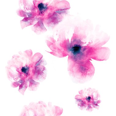 Çiçeklerle kusursuz desen