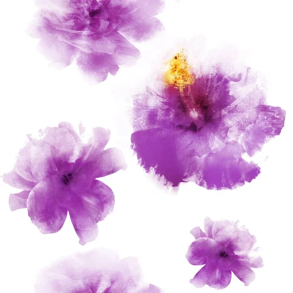 Bezešvé Vzor Květinami — Stock fotografie