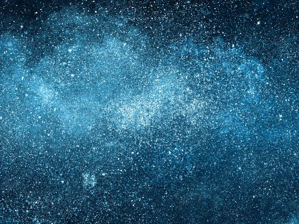 Arkaplanda Yıldızlar Olan Gece Göğü — Stok fotoğraf