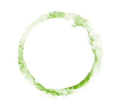 Arkaplan olarak beyaz üzerine suluboya daire