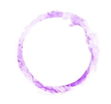 Arkaplan olarak beyaz üzerine suluboya daire