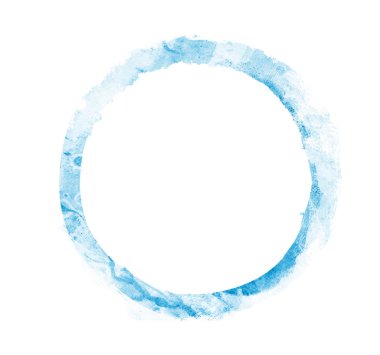 Arkaplan olarak beyaz üzerine suluboya daire