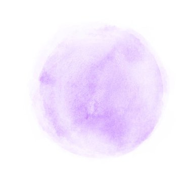 Arkaplan olarak beyaz üzerine suluboya daire