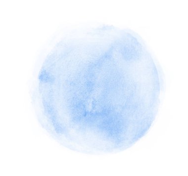 Arkaplan olarak beyaz üzerine suluboya daire