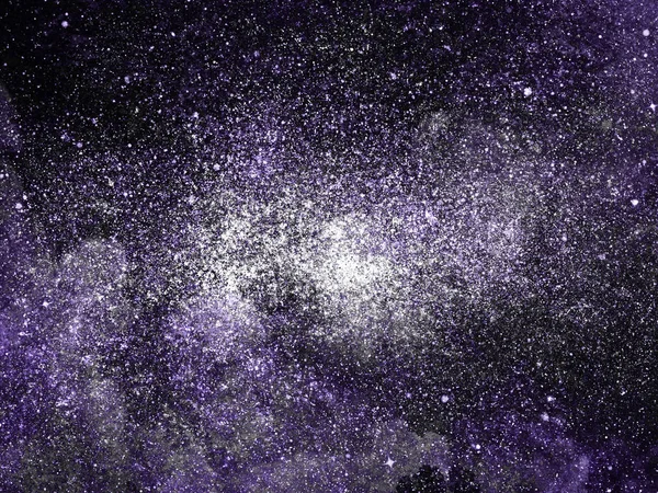 Nachthimmel Mit Sternen Als Hintergrund — Stockfoto