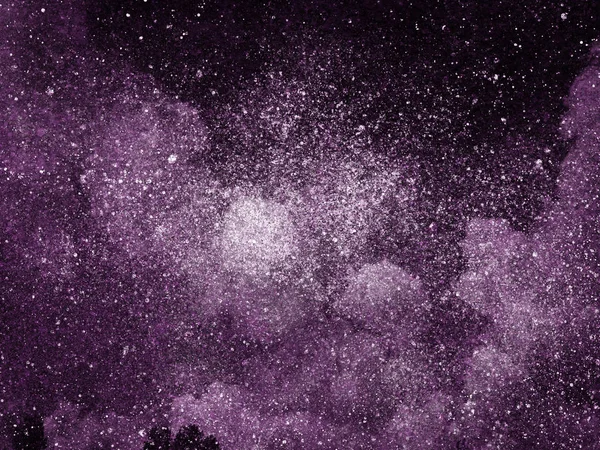 Éjszakai Égbolt Csillagokkal Háttérként — Stock Fotó