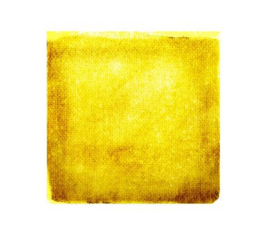 Arkaplan olarak beyaz üzerine suluboya altın kare