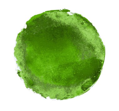 Arkaplan olarak beyaz üzerine suluboya daire