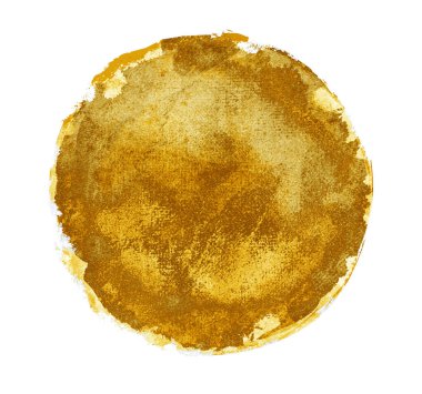 Arkaplan olarak beyaz üzerine suluboya daire