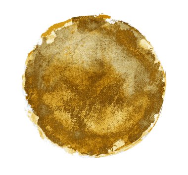 Arkaplan olarak beyaz üzerine suluboya daire