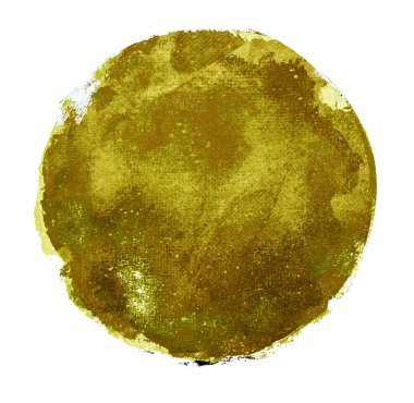 Arkaplan olarak beyaz üzerine suluboya daire