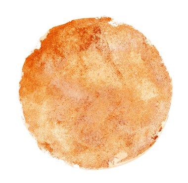 Arkaplan olarak beyaz üzerine suluboya daire