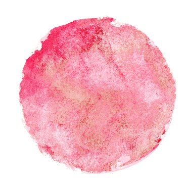 Arkaplan olarak beyaz üzerine suluboya daire