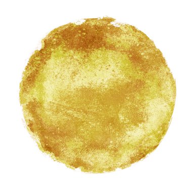 Arkaplan olarak beyaz üzerine suluboya daire