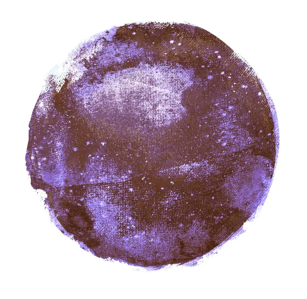 Watercolor circle on white as background — Stock Photo, Image