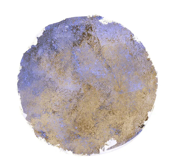 Aquarell-Kreis auf weißem Hintergrund — Stockfoto