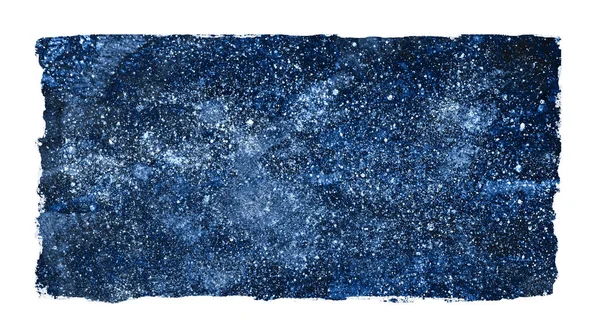 Aquarell Galaxie Hintergrund isoliert auf weiß — Stockfoto