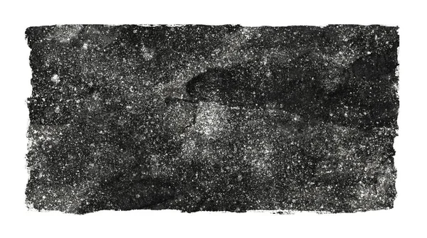 Fundo galáxia aquarela isolado no branco — Fotografia de Stock
