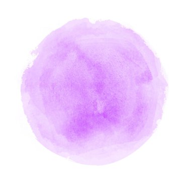 Arkaplan olarak beyaz üzerine suluboya daire