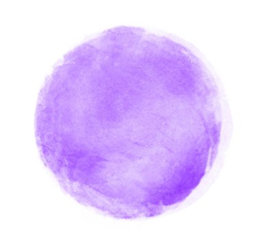 Arkaplan olarak beyaz üzerine suluboya daire