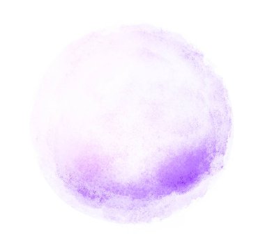 Arkaplan olarak beyaz üzerine suluboya daire