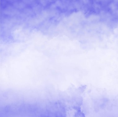 Arka planda bulutlar olan mavi gökyüzü