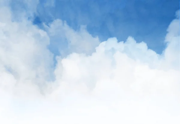 구름 이 배경을 이루는 푸른 하늘 — 스톡 사진
