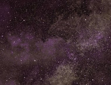 Arkaplanda yıldızlar olan gece göğü