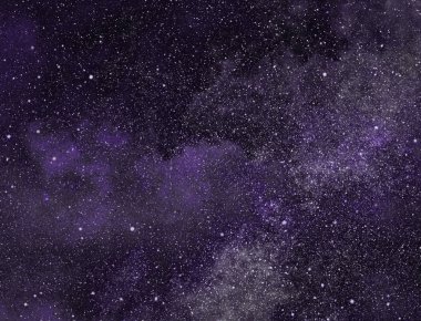 Arkaplanda yıldızlar olan gece göğü