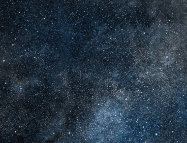 Arkaplanda yıldızlar olan gece göğü