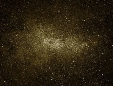 Arkaplanda yıldızlar olan gece göğü