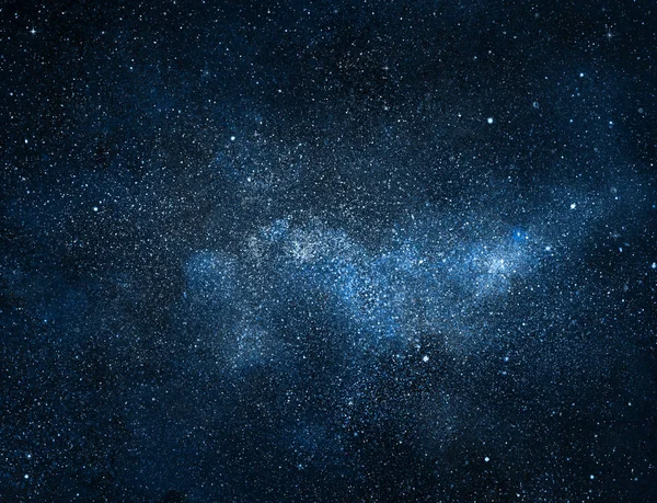 Cielo nocturno con estrellas como fondo — Foto de Stock