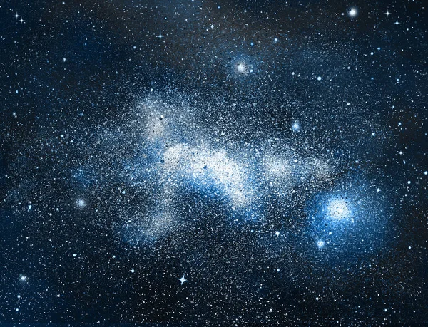 별을 배경으로 한 밤하늘 — 스톡 사진
