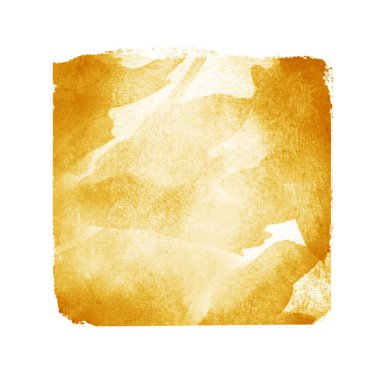 Beyaz arkaplanda suluboya kare