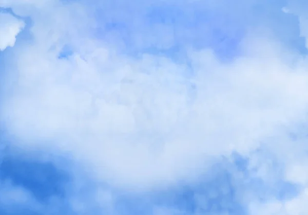Langit biru dengan awan sebagai latar belakang — Stok Foto