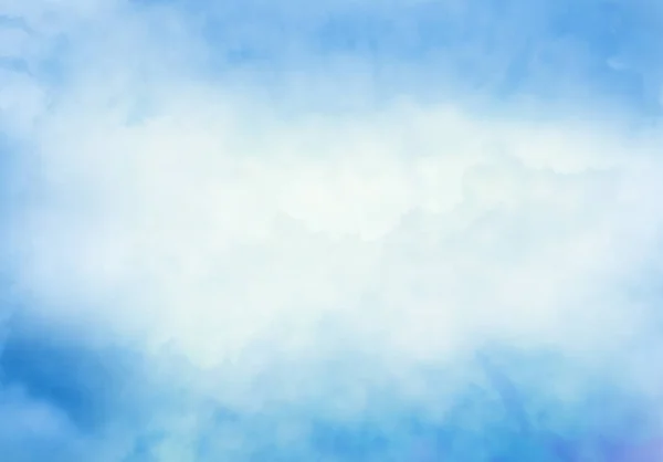 Blå himmel med moln som bakgrund — Stockfoto