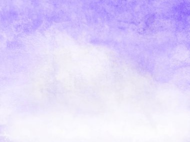 Arkaplan olarak bulutları olan renkli bir gökyüzü. Suluboya