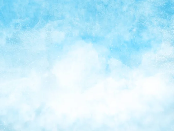 Kolor nieba z chmurami jako tło. Akwarela — Zdjęcie stockowe
