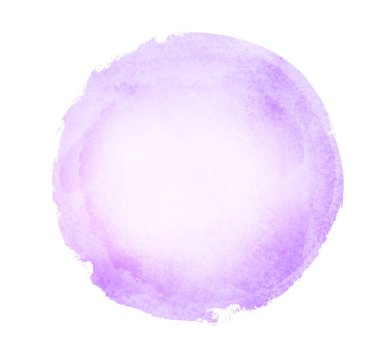 Arkaplan olarak beyaz üzerine suluboya daire