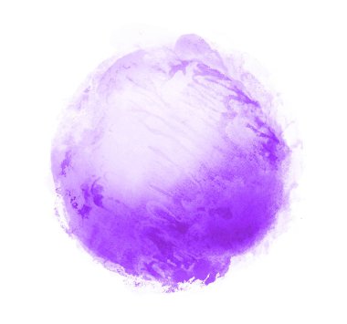 Arkaplan olarak beyaz üzerine suluboya daire