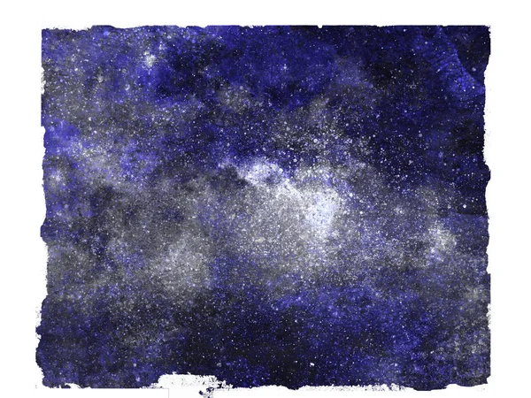 Ночное небо со звездами в качестве изолированного фона — стоковое фото