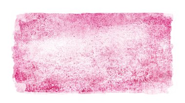 Suluboya dikdörtgen arkaplanı beyaza izole edildi